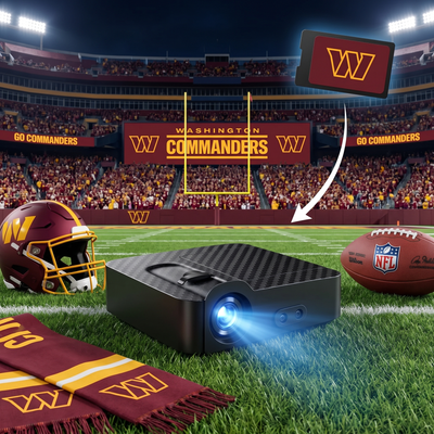 Washington Commanders Car Door Projector