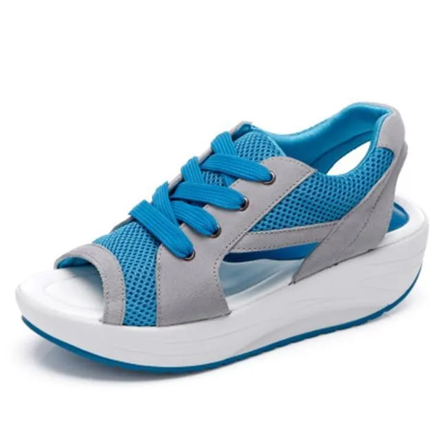 Fashion  Women Sandals Casual Mesh Breathable Shoes